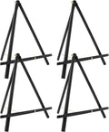 U.S. Art Supply 16" Black Wood Tabletop Easel by USArtSupply