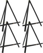 U.S. Art Supply 16" Black Wood Tabletop Easel by USArtSupply