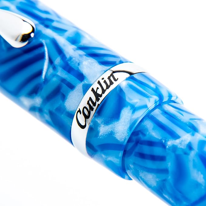 Conklin Duragraph Fountain Pen Ice Blue - Image 3