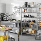 Regal Altair 18" Deep x 36" Wide x 74" Height Wire Shelving Kit | 6-Tier | NSF - Image 5