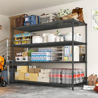 DurayLoly 2500 LBS Shelf Storage Shelves 68.1" W Wire Shelving Unit, Garage - Image 9