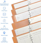 Reﬁllable Address Book with Alphabetical Tabs, Large Prints, Easy - Image 4