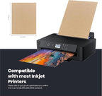 Kraft Cardstock Thick Paper 50 Sheets, 8.5" x 11" Heavyweight 92lb Cover Card - Image 3