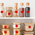 Red 1 Inch Round Color Coding Labels - Image 5