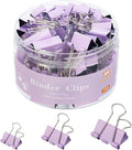 NEEWAY 100 Count Binder Clips Assorted Sizes, Paper Binder Clips, Metal Paper by NEEWAY