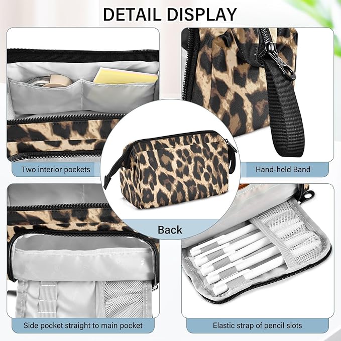Bolaz Big Capacity Pencil Pen Case Pouch Bag School College Office Organizer - Image 4