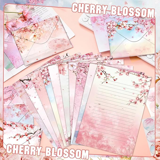 TaoBary 160 Pcs Stationery Paper Set 50 Double Sided Stationery Papers - Image 2
