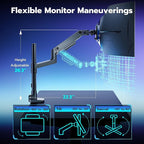ARES WING Single Monitor Arm Desk Mount - Image 5