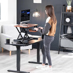 VIVO 26 inch Desk Converter, K Series, Height Adjustable Sit to Stand Riser - Image 9