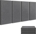 23.62" X 11.81" X 2" Fiberglass Wall Panel, 4 Pack Acoustic Panels, Acoustic