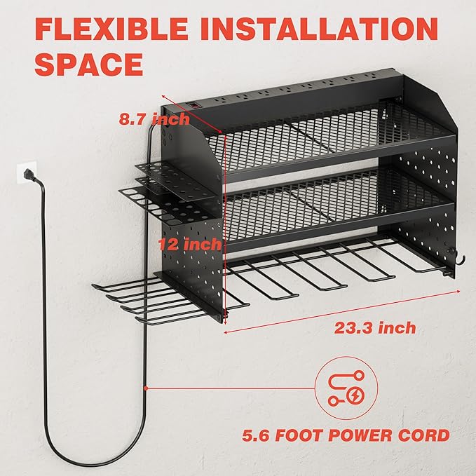 VDEVY Power Tool Organizer Wall Mount - Image 3