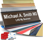 Custom Name Plate with Choice of Mounting by LHS+My+Business