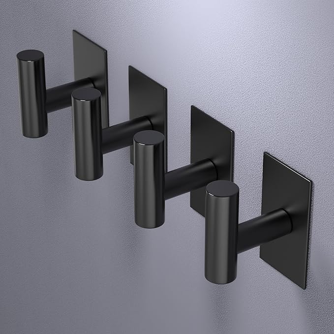 VAEHOLD Wall Towel Hooks, Heavy Duty Sticky Holder Waterproof Towel Hooks - Image 3
