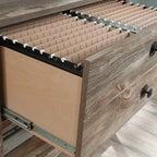 Sauder Granite Trace Lateral File, Rustic Cedar Finish