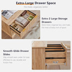 JXQTLINGMU 2 Drawer File Cabinet - Image 4