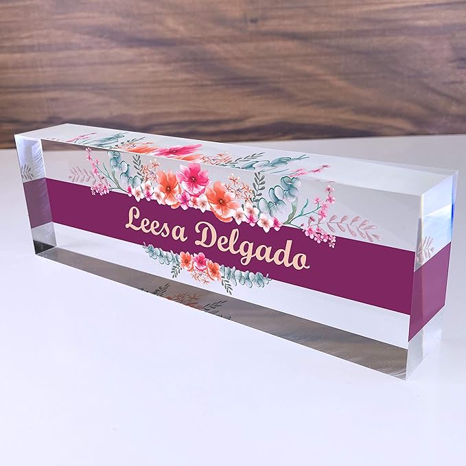 Artblox Office Desk Name Plate Personalized | Custom Name Plates by Artblox