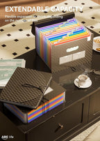 ABC life 12-Pocket Accordion File Organizer, Expandable File Folder - Image 3