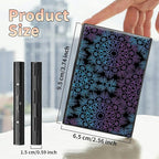 BWEGRHE Slim Credit Card Holder, Aluminum Minimalist Hard Case Pocket-Sized - Image 2