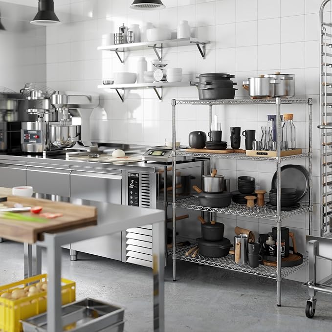 Regal Altair 21" Deep x 36" Wide x 54" Height Wire Shelving Kit | 4-Tier | NSF - Image 5