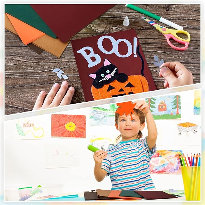 Sinmoe 100 Sheets 5 Shades Cardstock Paper 8.5 x 11 Inches 180gsm Solid Core - Image 7