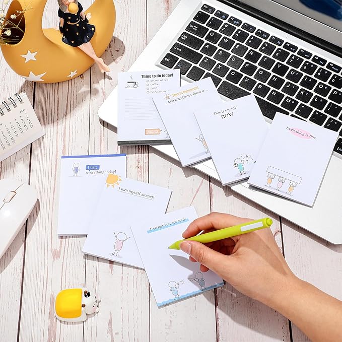Funny Notepads with Sayings Sticky Funny Office Supplies to Do List Sarcastic - Image 5