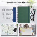 IN-LUXPRO Planner 2026 Daily Weekly and Monthly, 12 Months Spiral Bound - Image 8