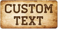 Custom Sign, Custom Street Sign, 11 Font Colors, 13 Font Styles, 4 Hole Options by MySignCenter