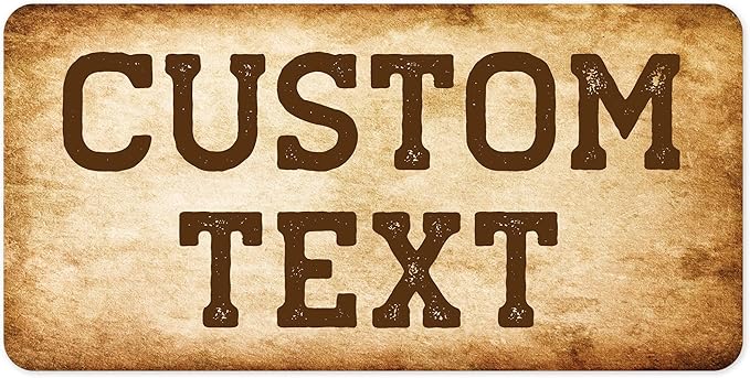 Custom Sign, Custom Street Sign, 11 Font Colors, 13 Font Styles, 4 Hole Options by MySignCenter