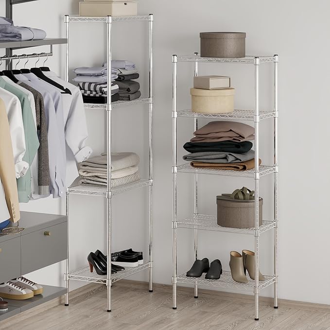 Regal Altair 14" Deep x 24" Wide x 64" Height Wire Shelving Kit | 5-Tier | NSF - Image 7