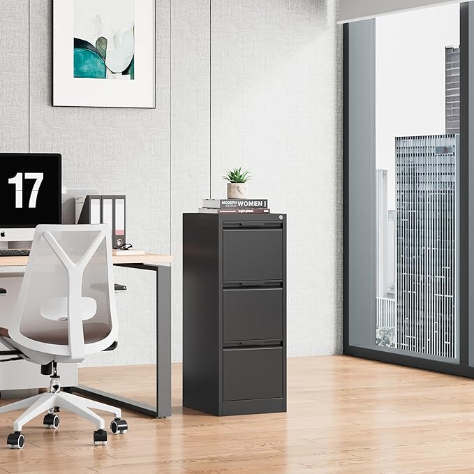 Bestoo 3-Drawer File Cabinet - Image 2