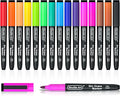 Shuttle Art Dry Erase Markers, 15 Colors Magnetic Whiteboard Markers, Fine Point by ShuttleArt