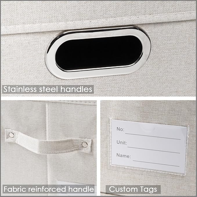PRANDOM Large Collapsible Storage Bins - Image 3