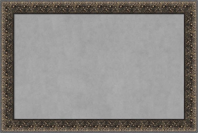 Amanti Art Black Framed Magnetic Board 25x37 Large Vision Board by AmantiArt