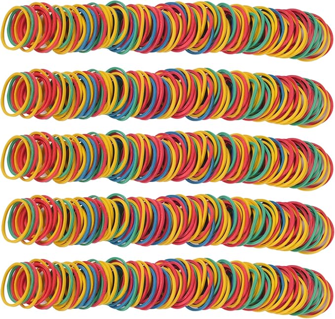 Rubber Bands Size#10 Elastic Rubber Band Multicolor 750pcs small Rubber Bands - Image 5
