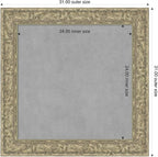 Amanti Art Silver Framed Magnetic Board 31x31 Medium Vision Board - Image 2
