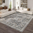 Rugcomf Living Room Rug 6x9 Rug Machine Washable Boho Soft Area Rug Non Slip by Rugcomf