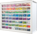 IRIS USA Bead Organizer Storage Bin Drawer Cabinet, 64-Drawer Plastic