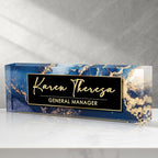 Custom Office Name Plate for Desk, Personalized Gifts for Men, Appreciation by Unknown