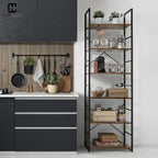 CAPHAUS 6 Tier Bookshelf, 24 Inch Width Free Standing Shelf, Bookcase Shelf - Image 4