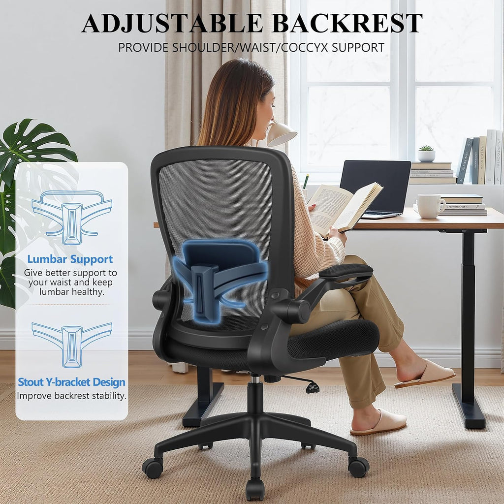 felixking office chair, ergonomic desk chair breathable mesh on a desk or shelf