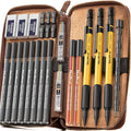Nicpro 21PCS 1.3 mm Mechanical Pencil Set in Leather Bag by Nicpro