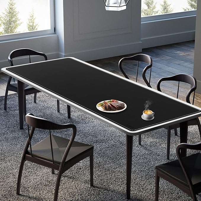 Mydours Extra-Long 67" x 24" Desk Mat, PU Leather Surface - Image 6