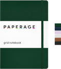 PAPERAGE Graph Paper Journal Notebook, 160 Pages, Medium 5.6 in x 8 in by PAPERAGE