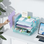 gianotter desk organizers and accessories with file holder, package contents