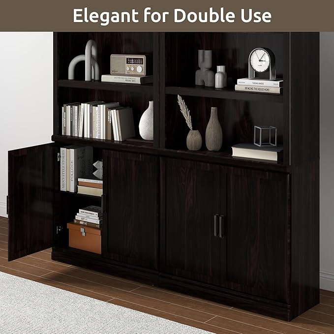 Bevfint 70 Inch Tall Bookcase - Image 7