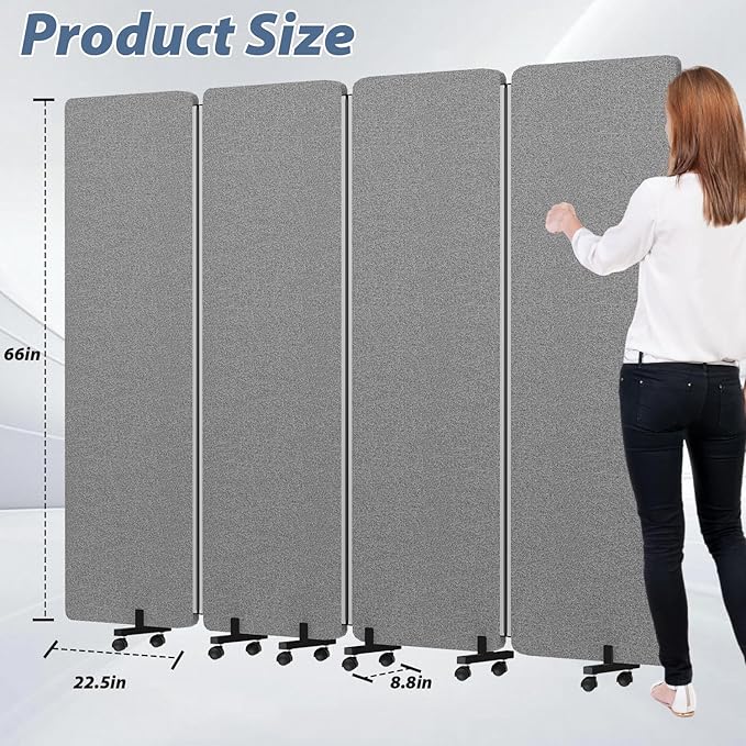 Acoustic Room Divider Privacy Panel - Image 6