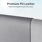 Aothia Leather Desk Pad Protector, Mouse Pad, Office Desk Mat, Non-Slip PU - Image 2