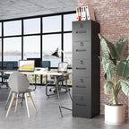 OPTYMIRA 5 Drawer Metal File Cabinet - Image 2