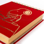 Peanuts Jotter by Graphique Luxe Collection, Fabric-Wrapped Hardcover Spiral - Image 6