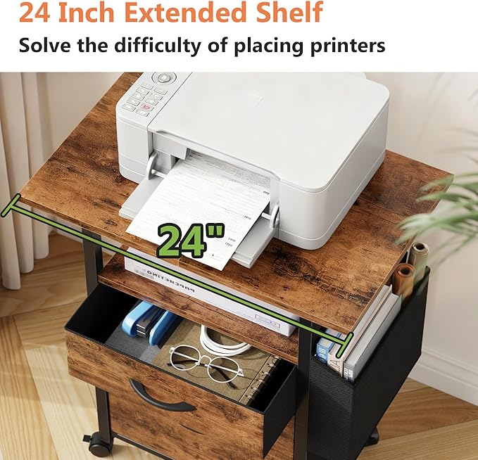 GYIIYUO 2 Drawer File Cabinet - Image 4